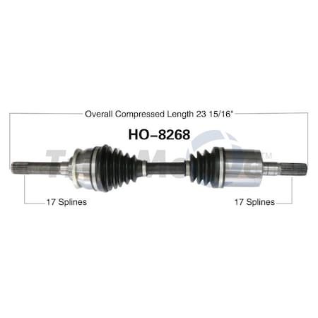 Surtrack Axle Cv Axle Shaft, Ho-8268 HO-8268